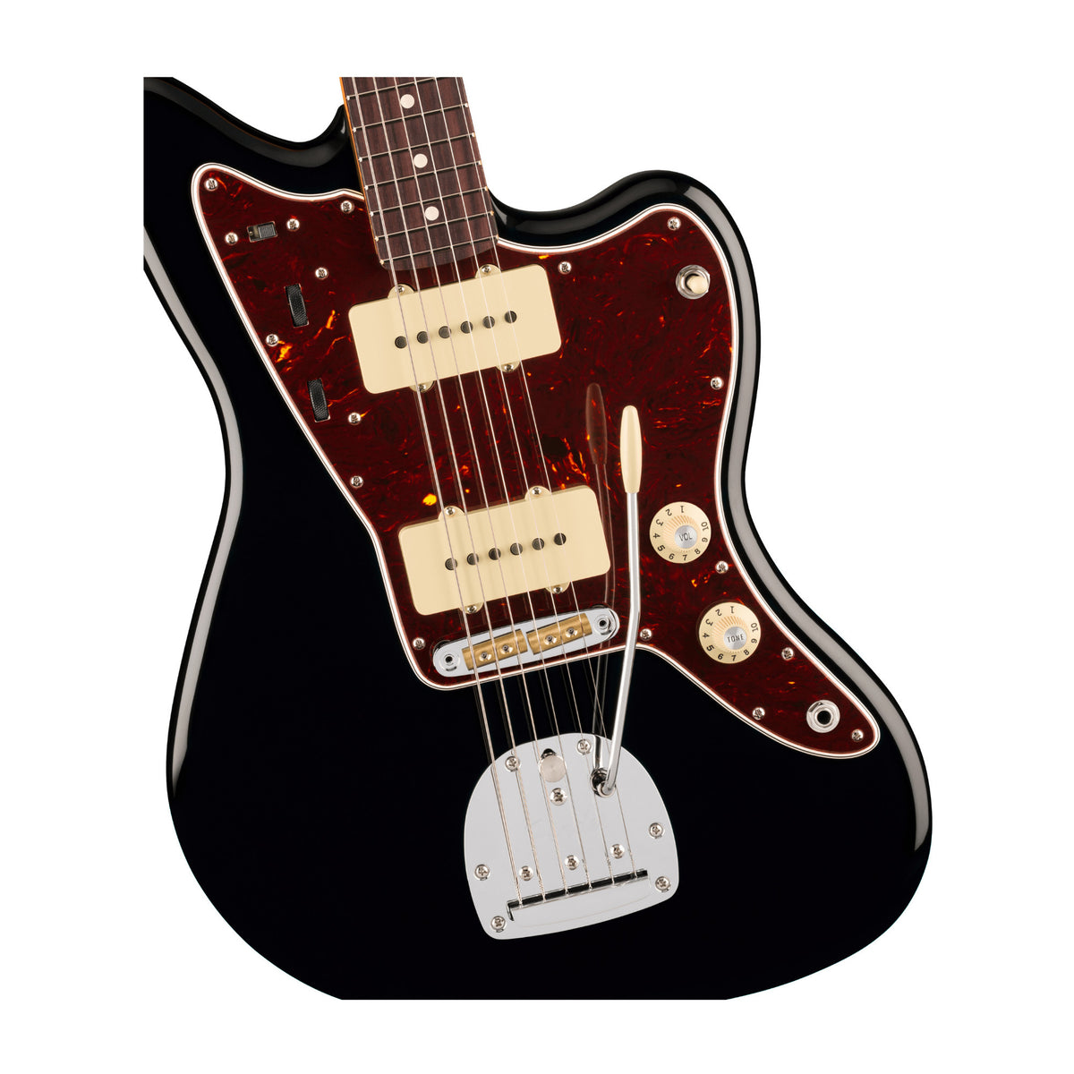 Fender American Professional Jazzmaster Electric Guitar with Panorama Tremolo (Black)