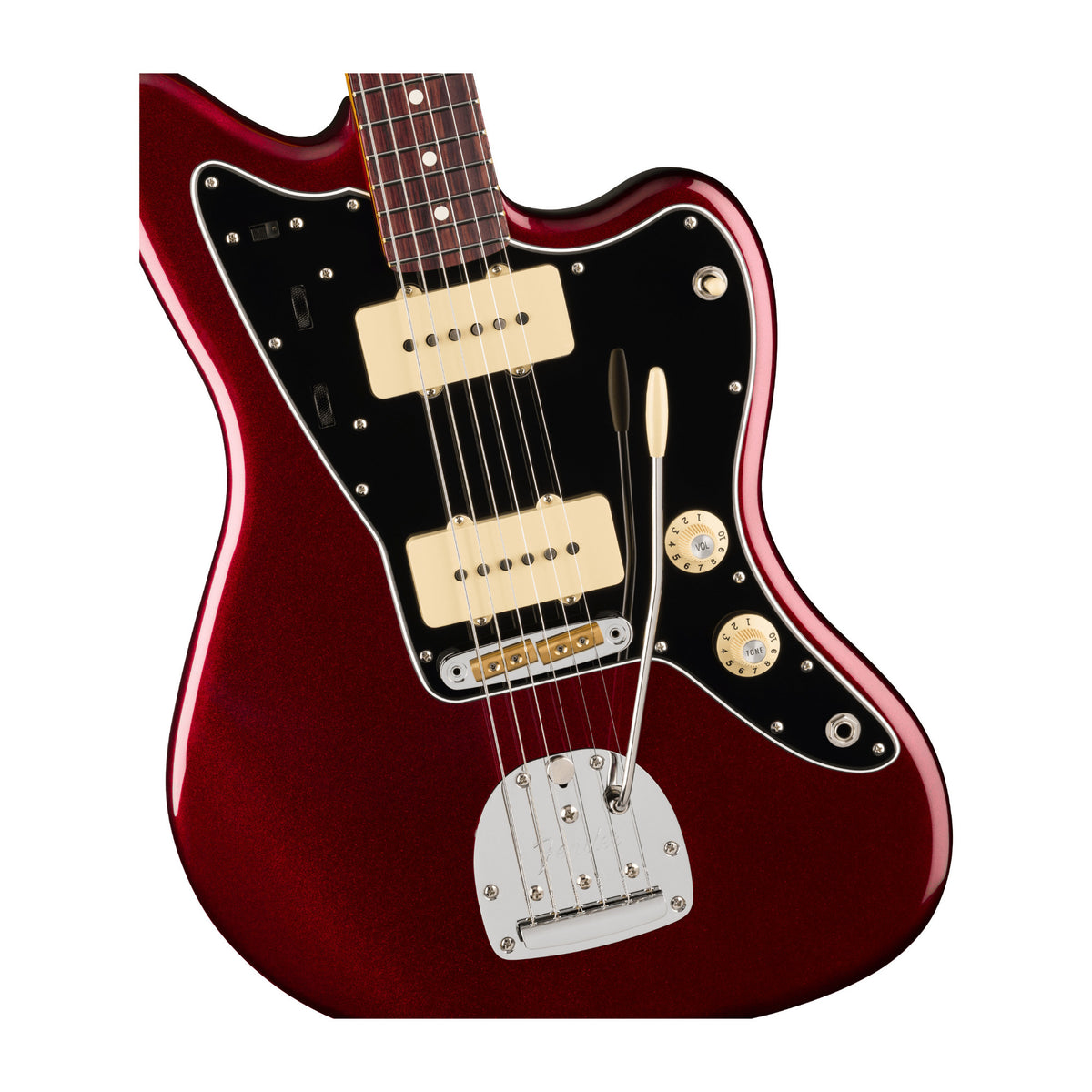 Fender American Professional Jazzmaster 6-String Electric Guitar with Panorama Tremolo (Oxblood)