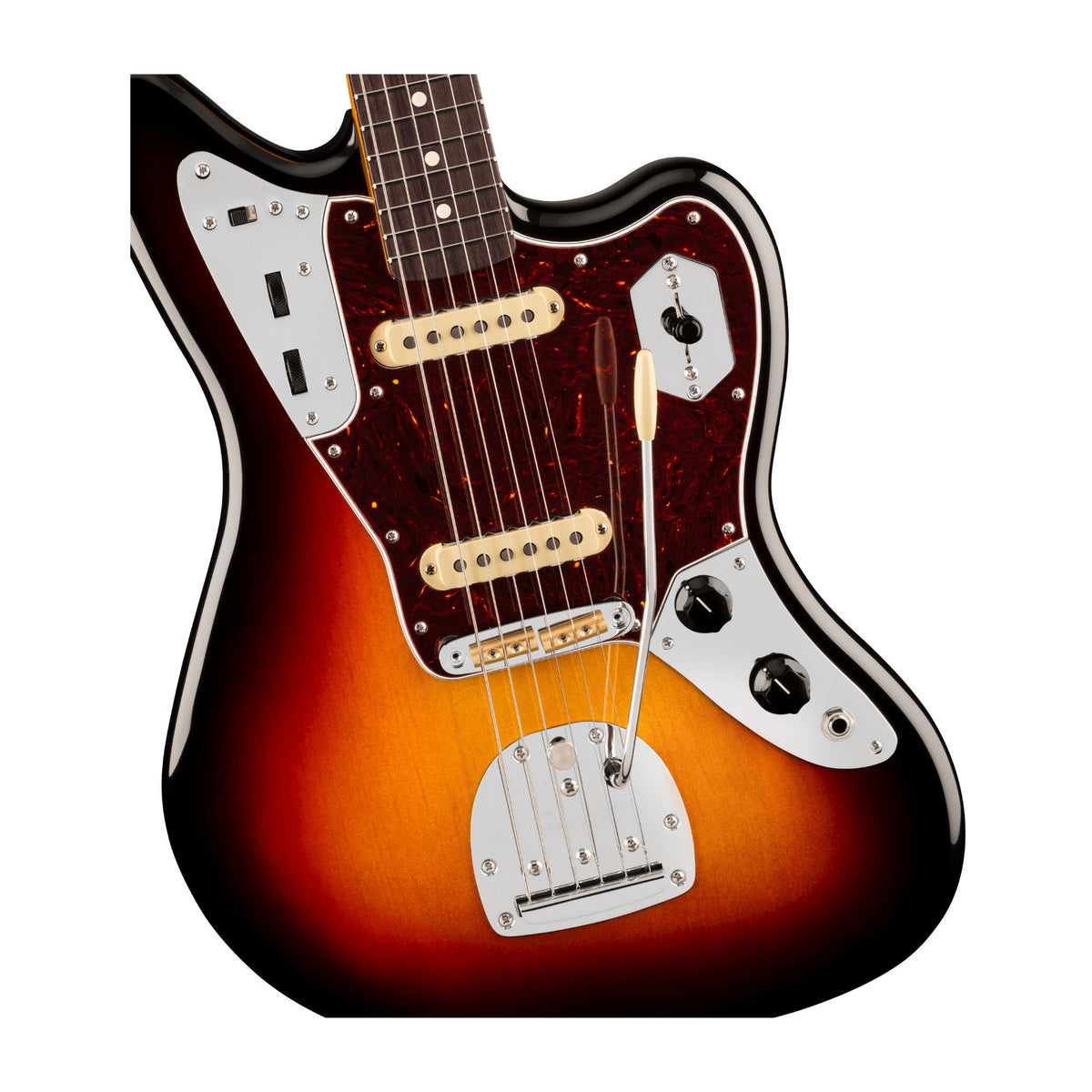 Fender American Professional Jaguar Electric Guitar with Panorama Tremolo (3-Color Sunburst)
