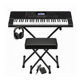 Casio CT-X700C3 61-Key Portable Keyboard Bundle with Stand, Bench, and Headphones