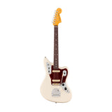 Fender American Professional Jaguar 6-String Electric Guitar with Panorama Tremolo (Olympic White)