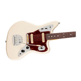 Fender American Professional Jaguar 6-String Electric Guitar with Panorama Tremolo (Olympic White)