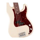 Fender American Professional Precision Bass with V-Mod Pickup and C-Shaped Neck (Olympic White)