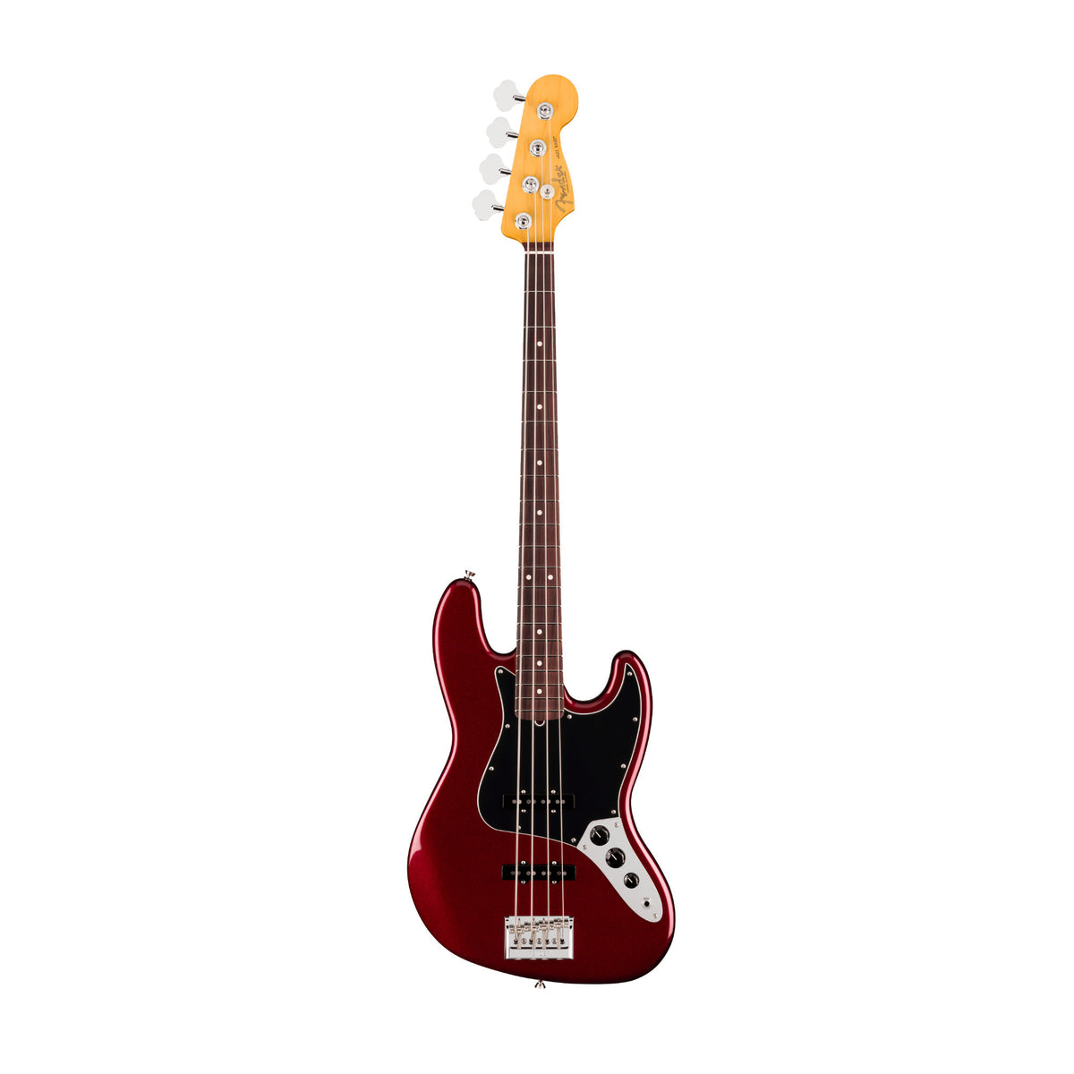 Fender American Professional Jazz Bass with Slim C-Shaped Neck and Two V-Mod III Pickups (Oxblood)