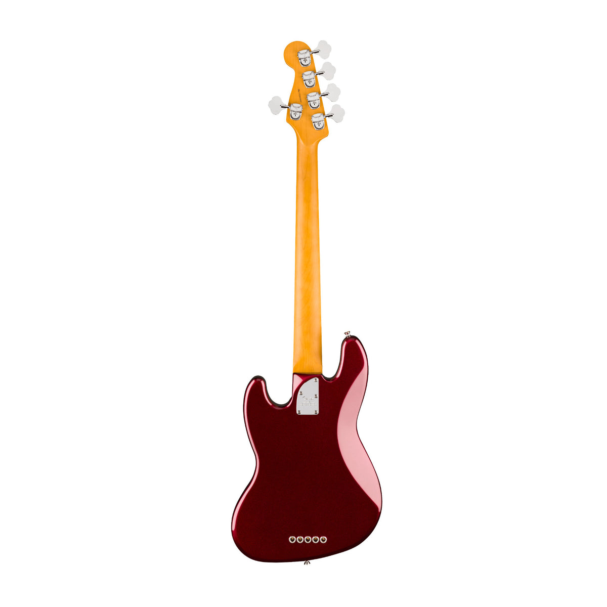 Fender American Professional Jazz Bass V with Slim C-Shaped Neck and Maple Fingerboard (Oxblood)