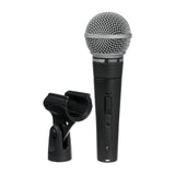 Shure SM58S Cardioid Vocal Microphone Bundle with Boom Stand and Cable