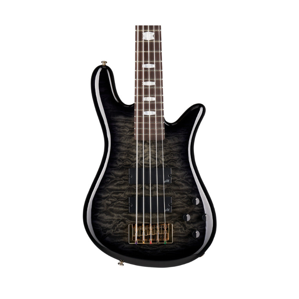 Spector Icon NS-5 Bolt-On with 5 String Bass Guitar, OBP-2 Preamp (Black Stain Gloss)
