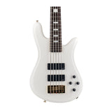 Spector Icon NS-5 Bolt On 5 String Bass Guitar, Aguilar Pickups (White Gloss)