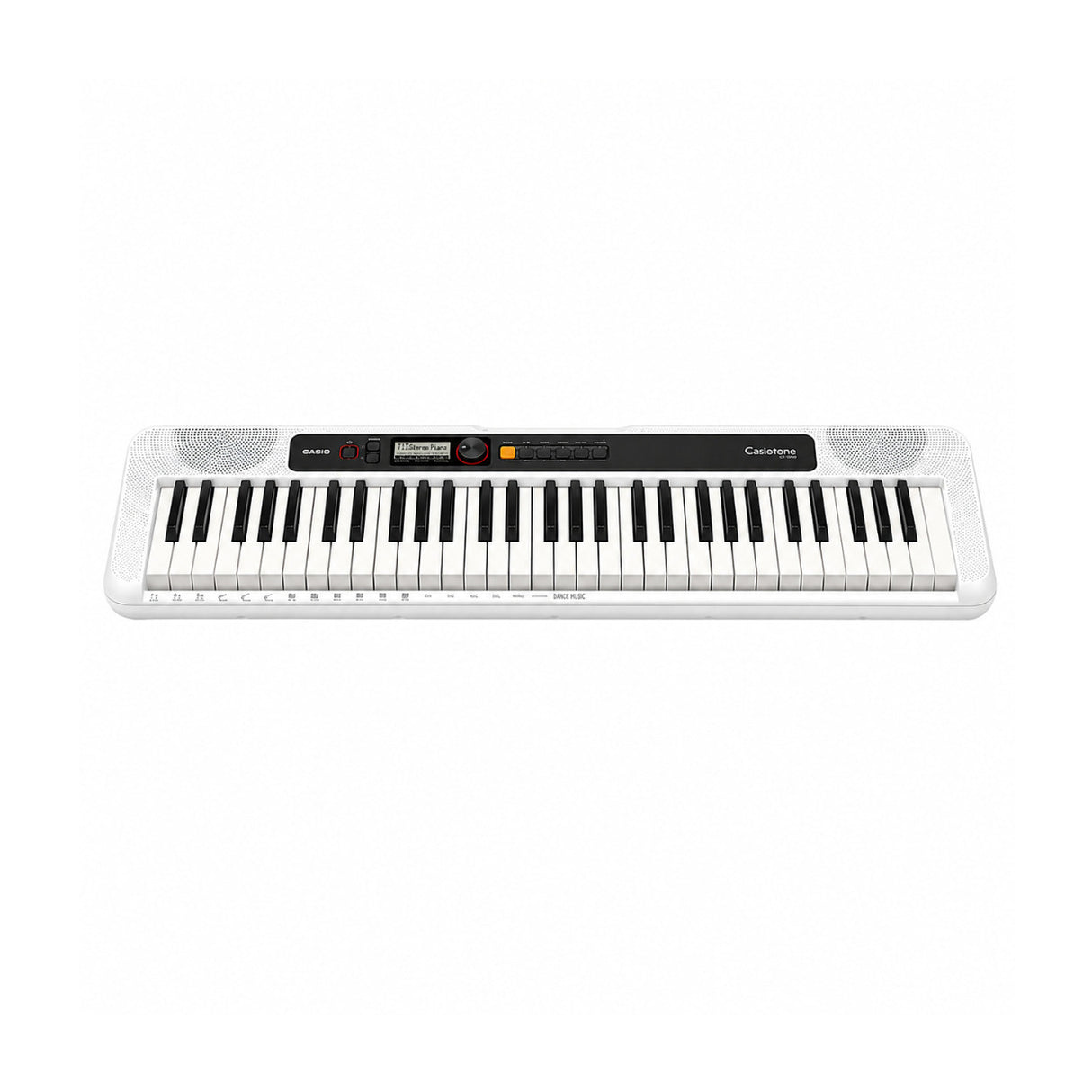 Casio Casiotone CT-S200 White 61-Key Keyboard Bundle with Stand, Bench, Pedal, and Headphones