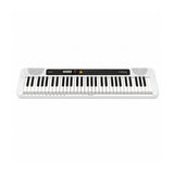 Casio Casiotone CT-S200 White 61-Key Keyboard Bundle with Stand, Bench, Pedal, and Headphones