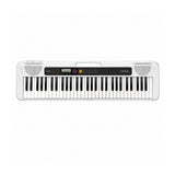 Casio Casiotone CT-S200 White 61-Key Keyboard Bundle with Stand, Bench, Pedal, and Headphones
