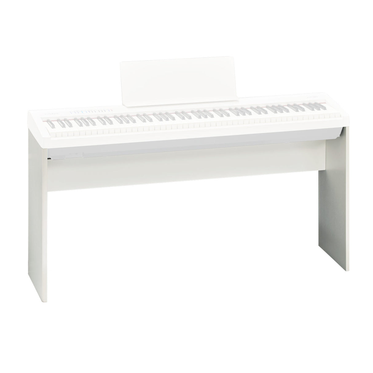 Roland KSC-70 Electronic Keyboard Stand for FP-30 and FP-30X with Compact Footprint (White)