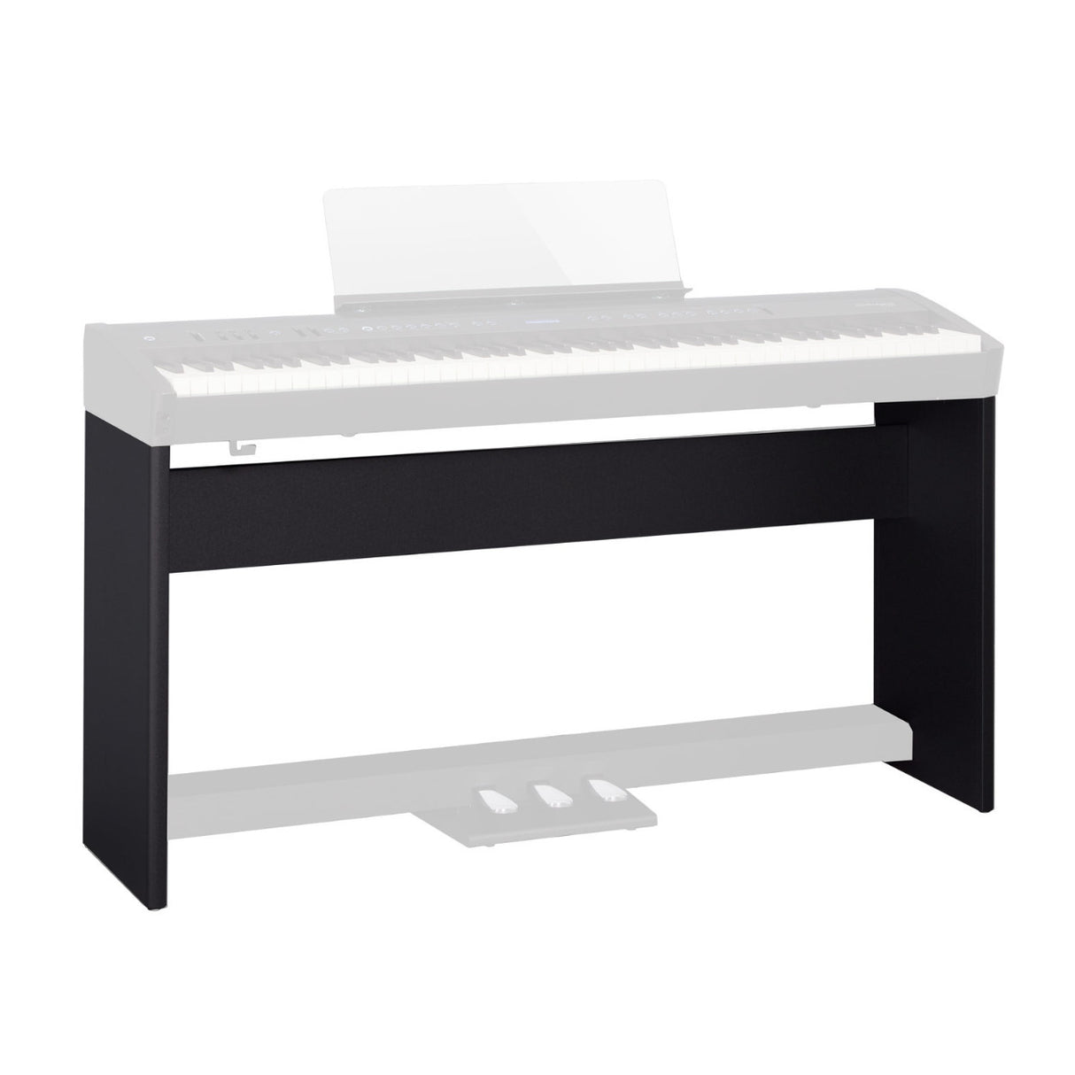 Roland KSC-72 Electronic Keyboard Stand for FP-60 and FP-60X with Matching Finish (Black)