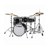 Yamaha AM0F40J Absolute Hybrid Maple 4-Piece Drum Shell Pack with Vintage Interiors (Solid Black)