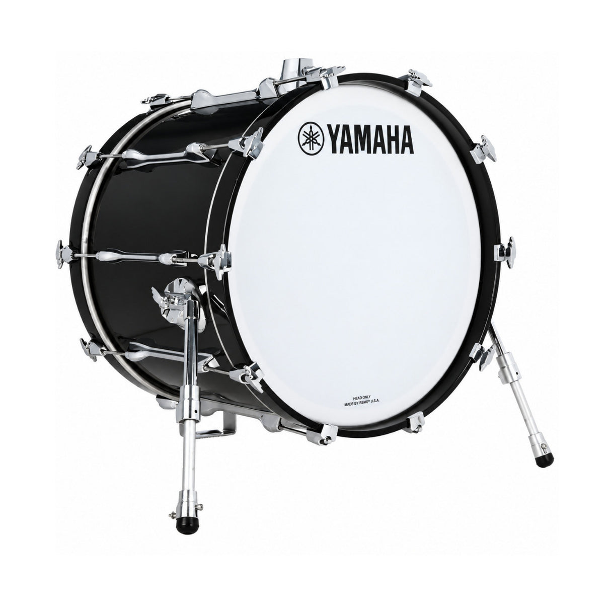Yamaha AM0F40J Absolute Hybrid Maple 4-Piece Drum Shell Pack with Vintage Interiors (Solid Black)