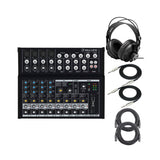 Mackie Mix12FX 12-Channel Compact Effects Mixer with Headphones and Cables