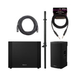 Pioneer DJ XPRS1182S 18 Inch Active Subwoofer Bundle (Open Box)