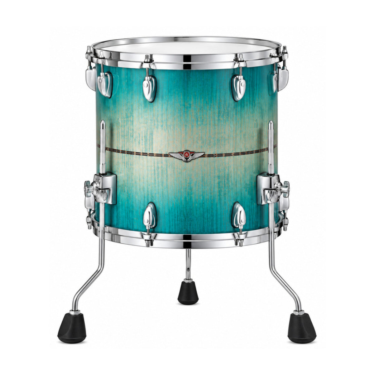 Tama STAR Maple Shell Kit with Bass Drum, Floor Tom and Tom Toms (Emerald Sea Curly Maple Burst)