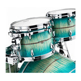 Tama STAR Maple Shell Kit with Bass Drum, Floor Tom and Tom Toms (Emerald Sea Curly Maple Burst)