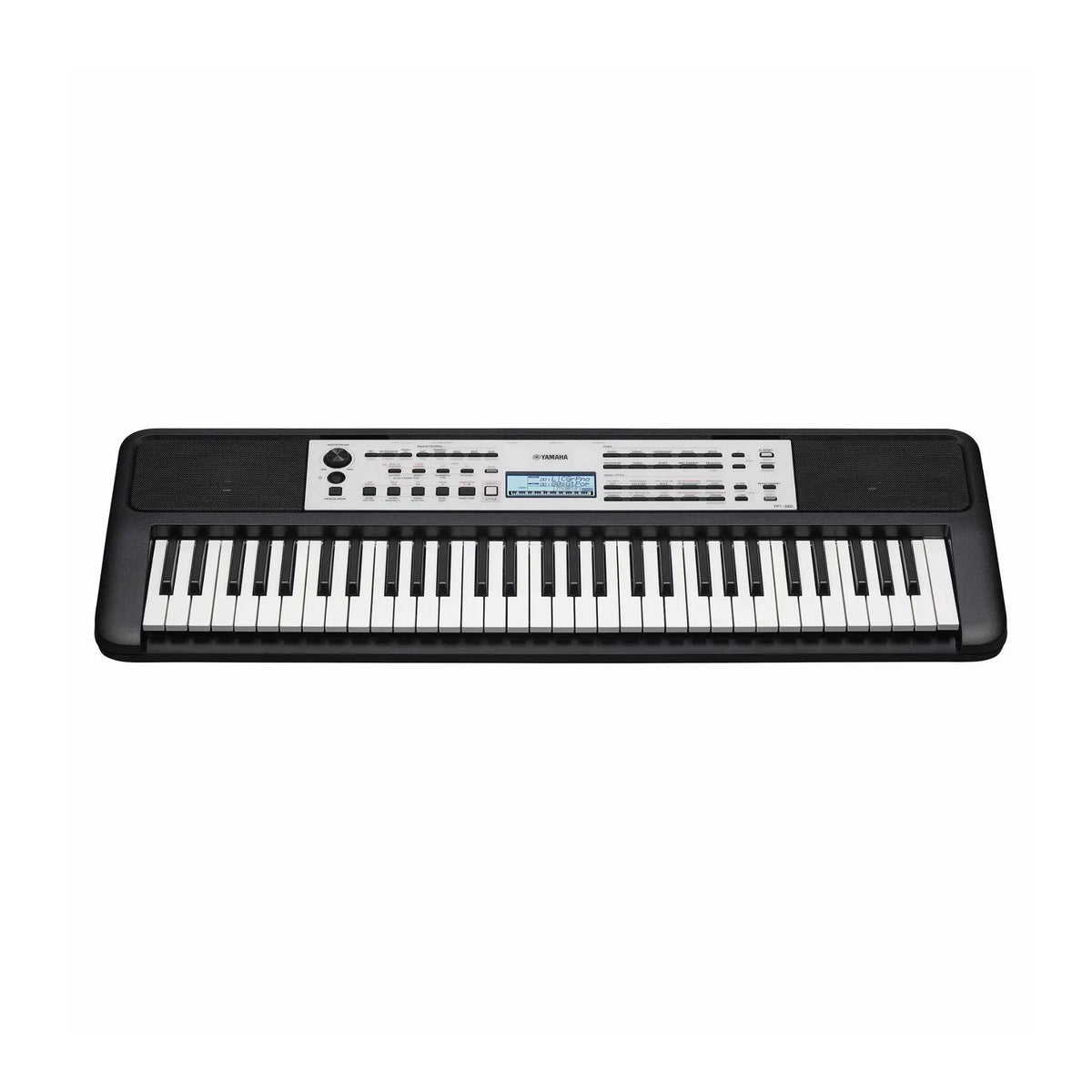 Yamaha YPT-380 61-Key Portable Keyboard Bundle with Stand, Bench, Pedal, and Headphones