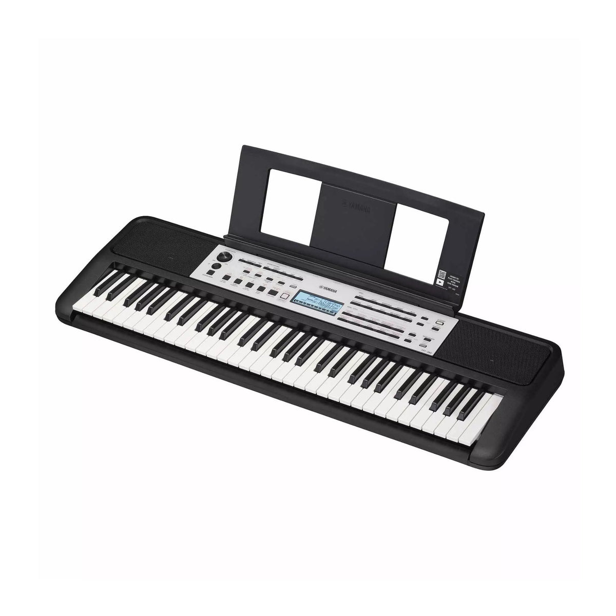 Yamaha YPT-380 61-Key Portable Keyboard Bundle with Stand, Bench, Pedal, and Headphones