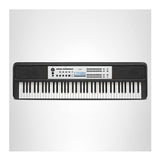 Yamaha YPT-W320 76-Key Portable Keyboard with Stand, Bench, Pedal, and Headphones Bundle