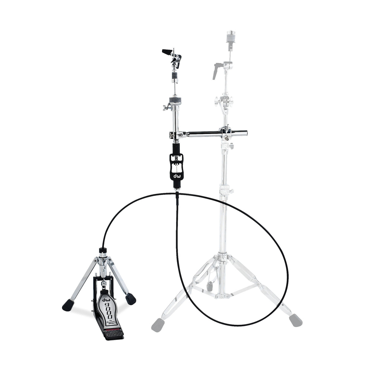 Drum Workshop 9000 Series 8FT Remote Cable Hi-Hat Stand with Bag