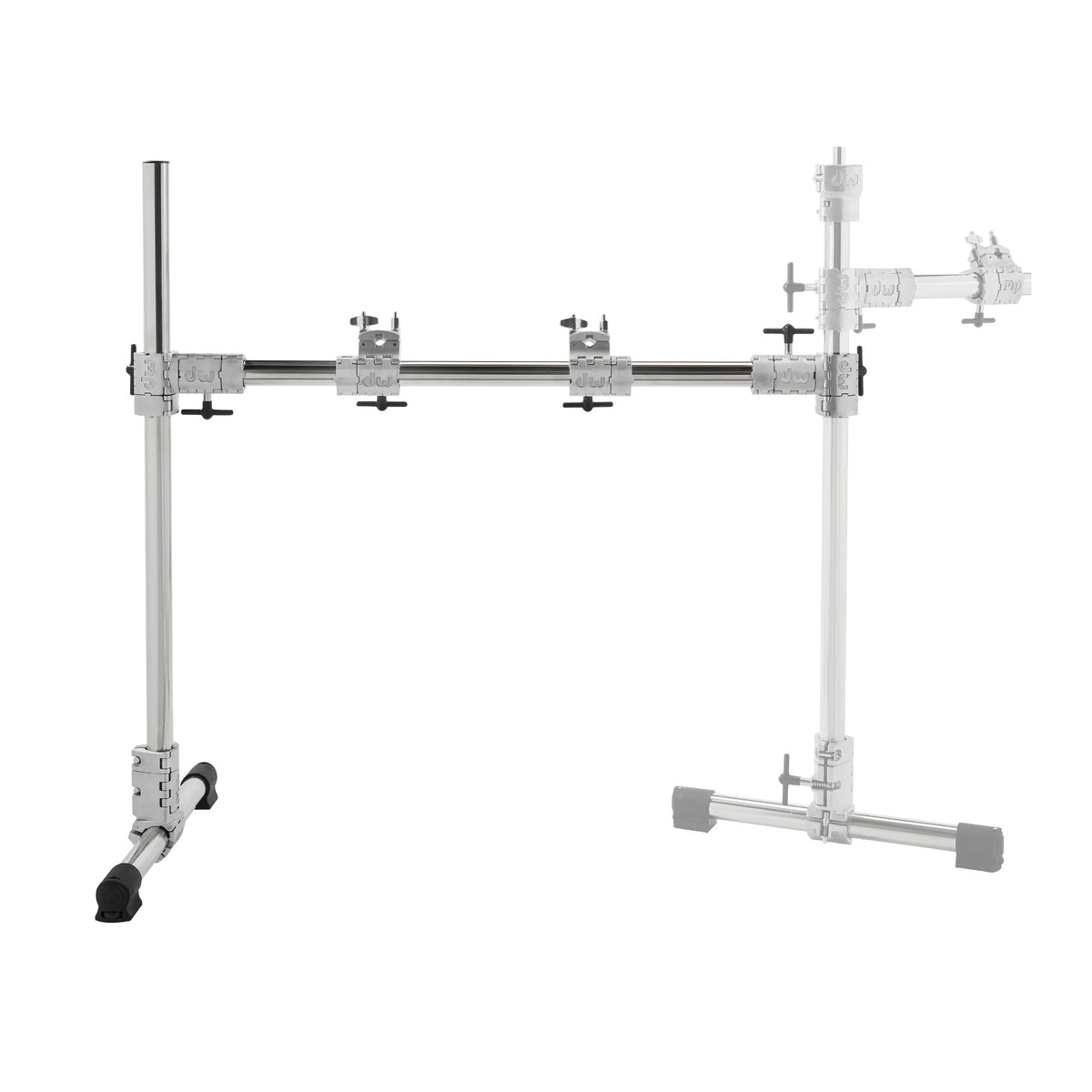 Drum Workshop Side Rack Package (Chrome) Modular Stainless Steel Drum Rack