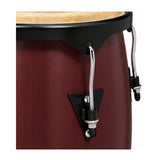 Latin Percussion City Series LP646NYDW1 10-inch and 11-inch Congas Set with Double Stand (Dark Wood)