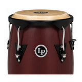 Latin Percussion City Series LP646NYDW2 10-inch and 11-inch Congas Set with Double Stand (Dark Wood)