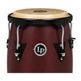 Latin Percussion City Series LP646NYDW 10-inch and 11-inch Congas Set with Double Stand (Dark Wood)