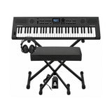 Roland GO:KEYS 5 Graphite Keyboard with Stand, Bench, Pedal, and Headphones (Open Box)