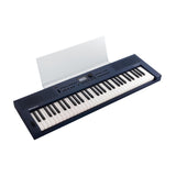 Roland GO:KEYS 3 Music Creation 61-Note Portable Keyboard (Midnight Blue) Bundle with Accessories