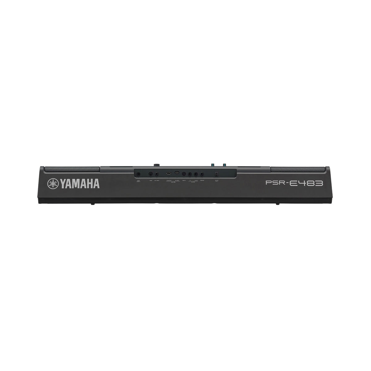 Yamaha PSR-E483 61-key Portable Keyboard with Stand, Bench, Headphones and Pedal Bundle