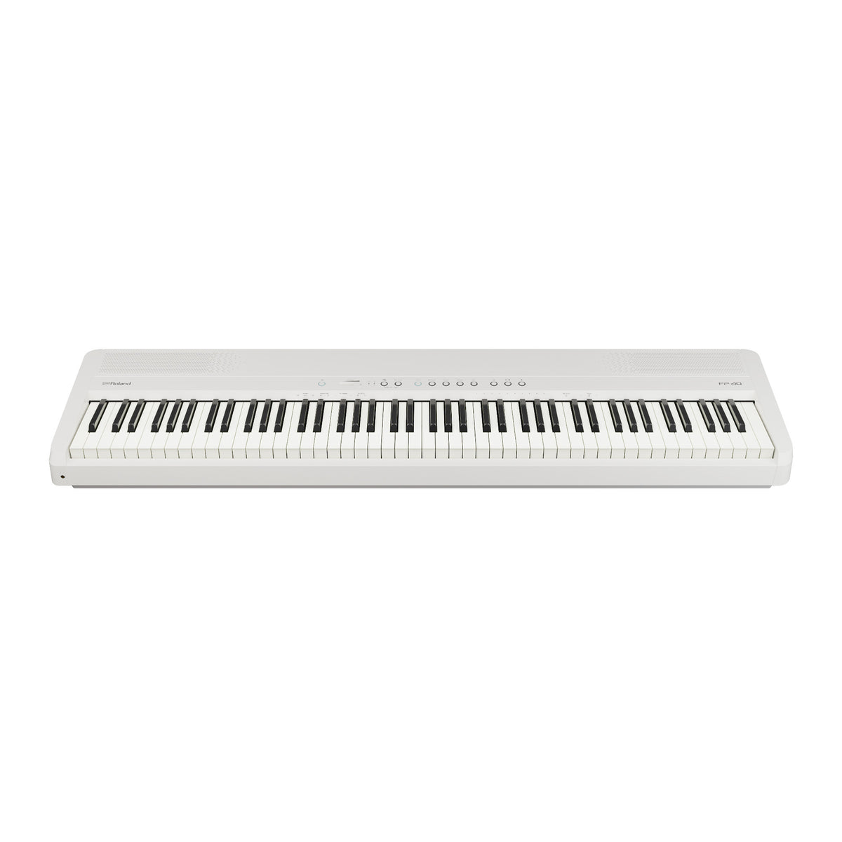 Roland FP-40 88-Key Digital Piano Bundle with Stand, Pedal Unit, Bench and Headphones (White)