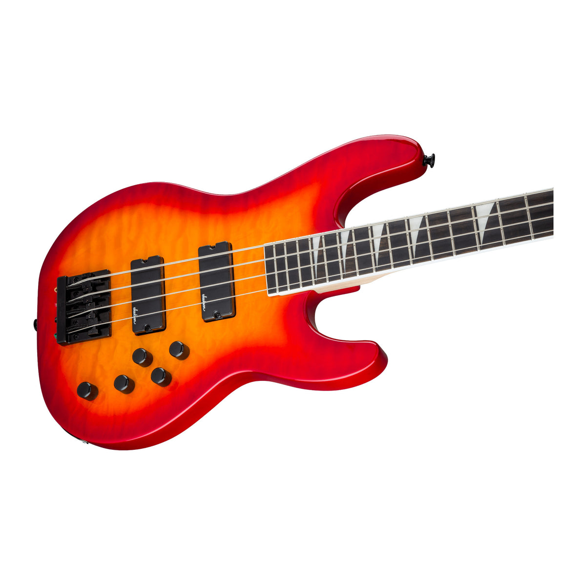 Jackson JS Series Concert 4-String Bass Guitar JS3Q with Amaranth Fingerboard (Cherry Burst)