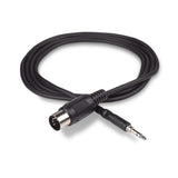 Hosa TRMA-104.5 54-inch 3.5 mm TRS Type-A to 5-Pin MIDI Cable for Pedals, Synths, and Controllers