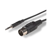 Hosa TRMA-104.5 54-inch 3.5 mm TRS Type-A to 5-Pin MIDI Cable for Pedals, Synths, and Controllers