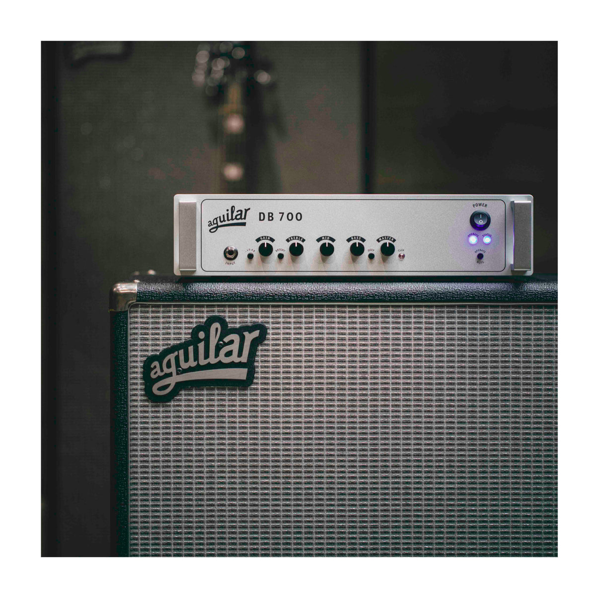 Aguilar DB700 Hybrid 700W Tube Pre-Amp Bass Amplifier Head with Dual 12AX7 Tubes and Universal Mains