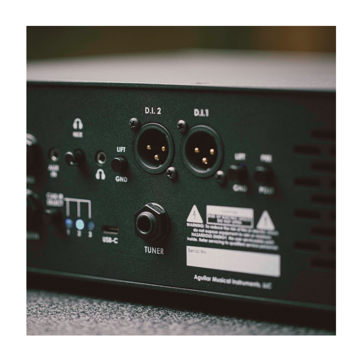 Aguilar DB700 Hybrid 700W Tube Pre-Amp Bass Amplifier Head with Dual 12AX7 Tubes and Universal Mains