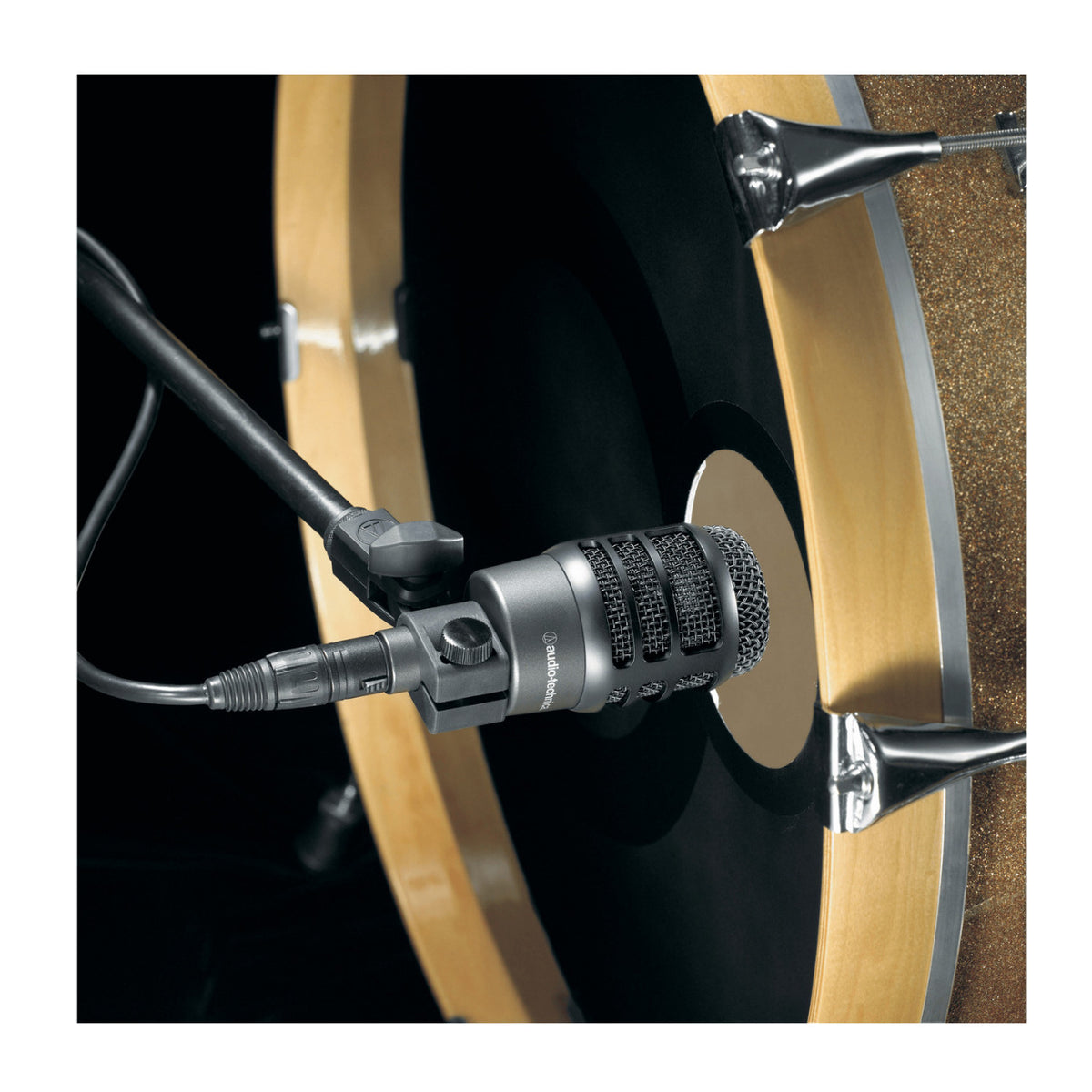 Audio-Technica ATM250 Hypercardioid Dynamic Instrument Microphone with Rugged Metal Body
