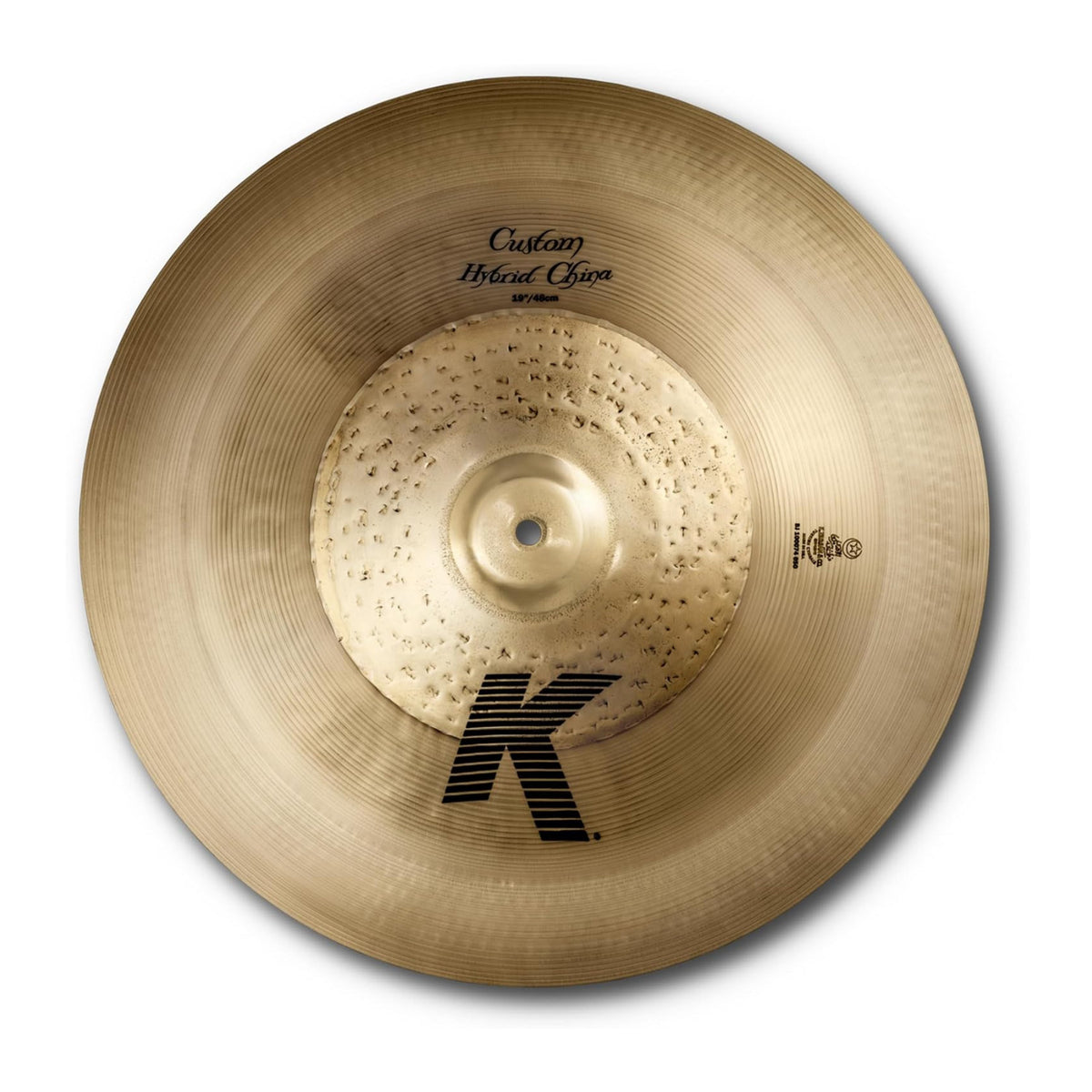 Zildjian 19 Inch K Custom Hybrid China Cymbal with Unlathed Bell