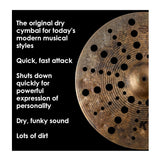 Zildjian K Custom Special Dry Trash Crash 19 inch Thin Cymbal for Drum Sets