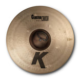 Zildjian 18 inch K Cluster Crash Thin Cymbal with Cluster Hammering