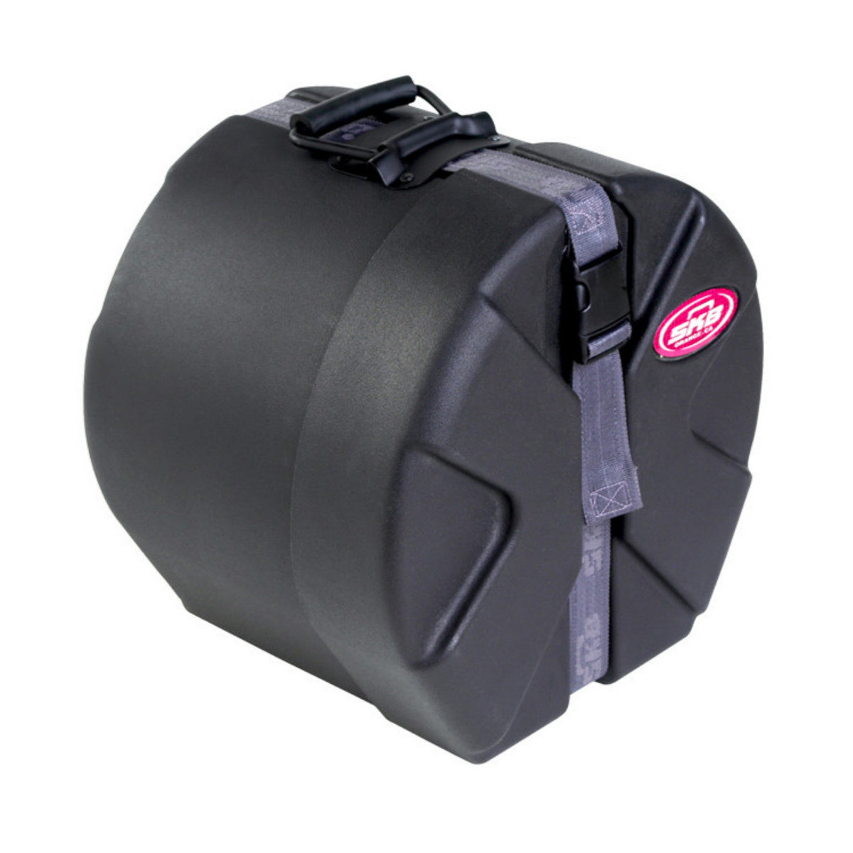 SKB Cases Roto-Molded 14x14 Tom Case with Padded Interior, Heavy-duty Strap, and Pedestal Feet