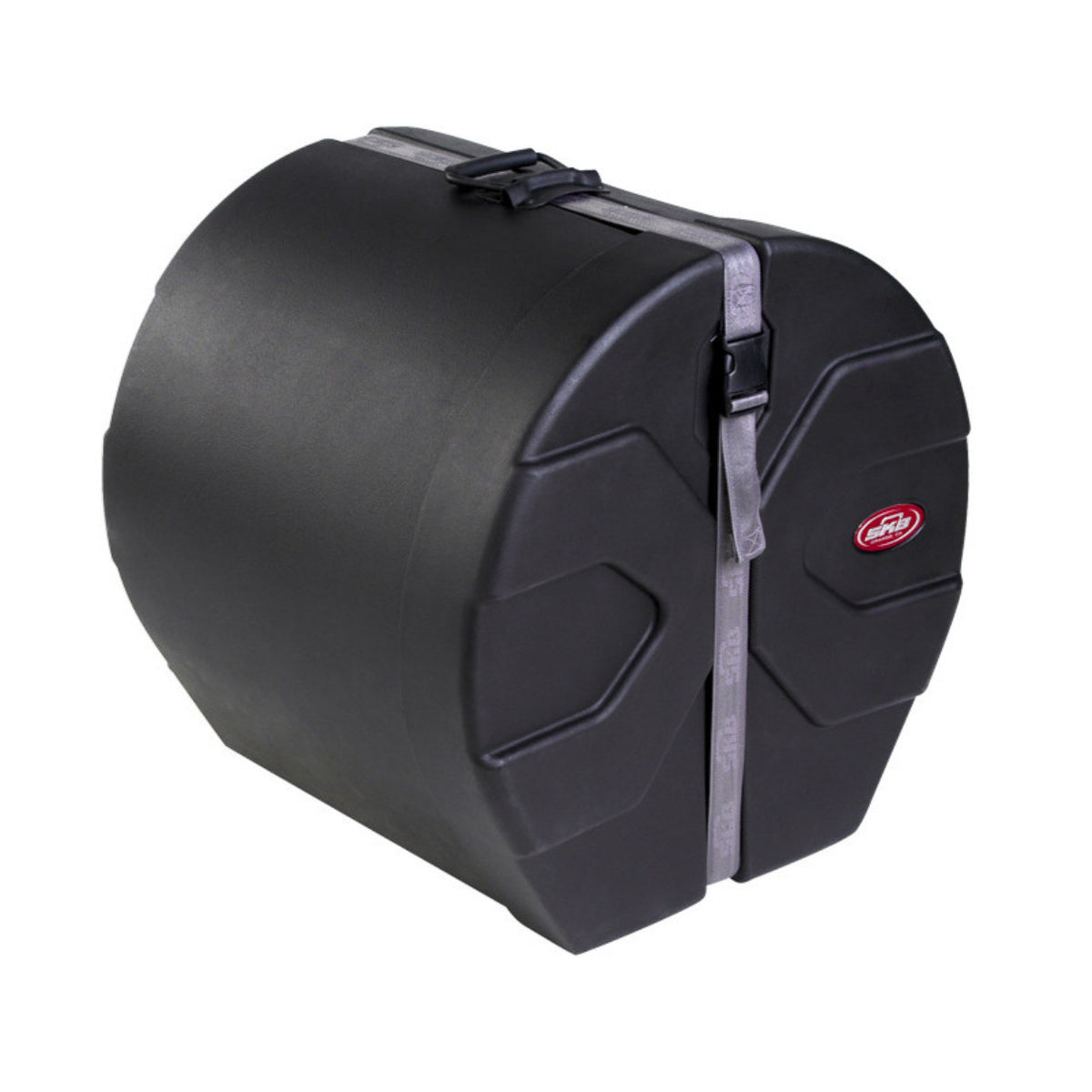 SKB Cases Roto-Molded 16x18 Tom Case with Padded Interior, Heavy-duty Strap, and Pedestal Feet