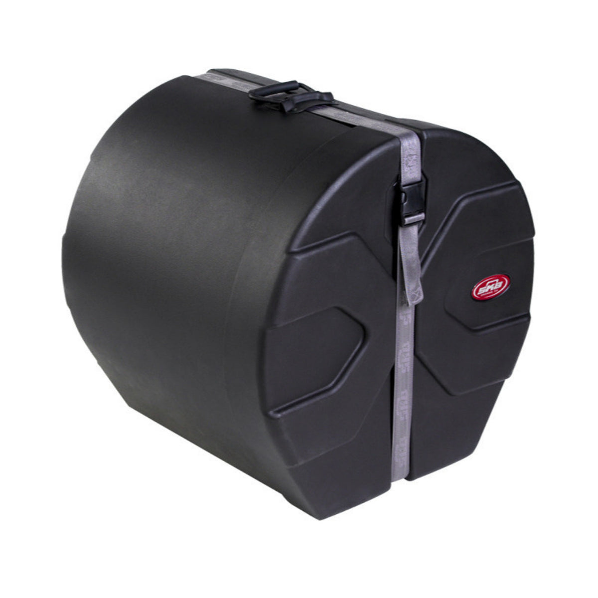 SKB Cases Roto-Molded 16x22 Tom Case with Padded Interior, Heavy-duty Strap, and Pedestal Feet