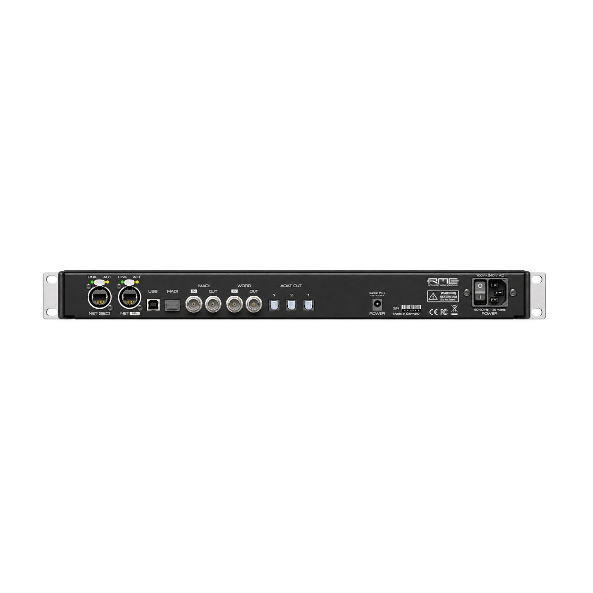 RME 12Mic 12-Channel High-End Digitally-controlled Microphone Preamp with AVB and MADI Networking