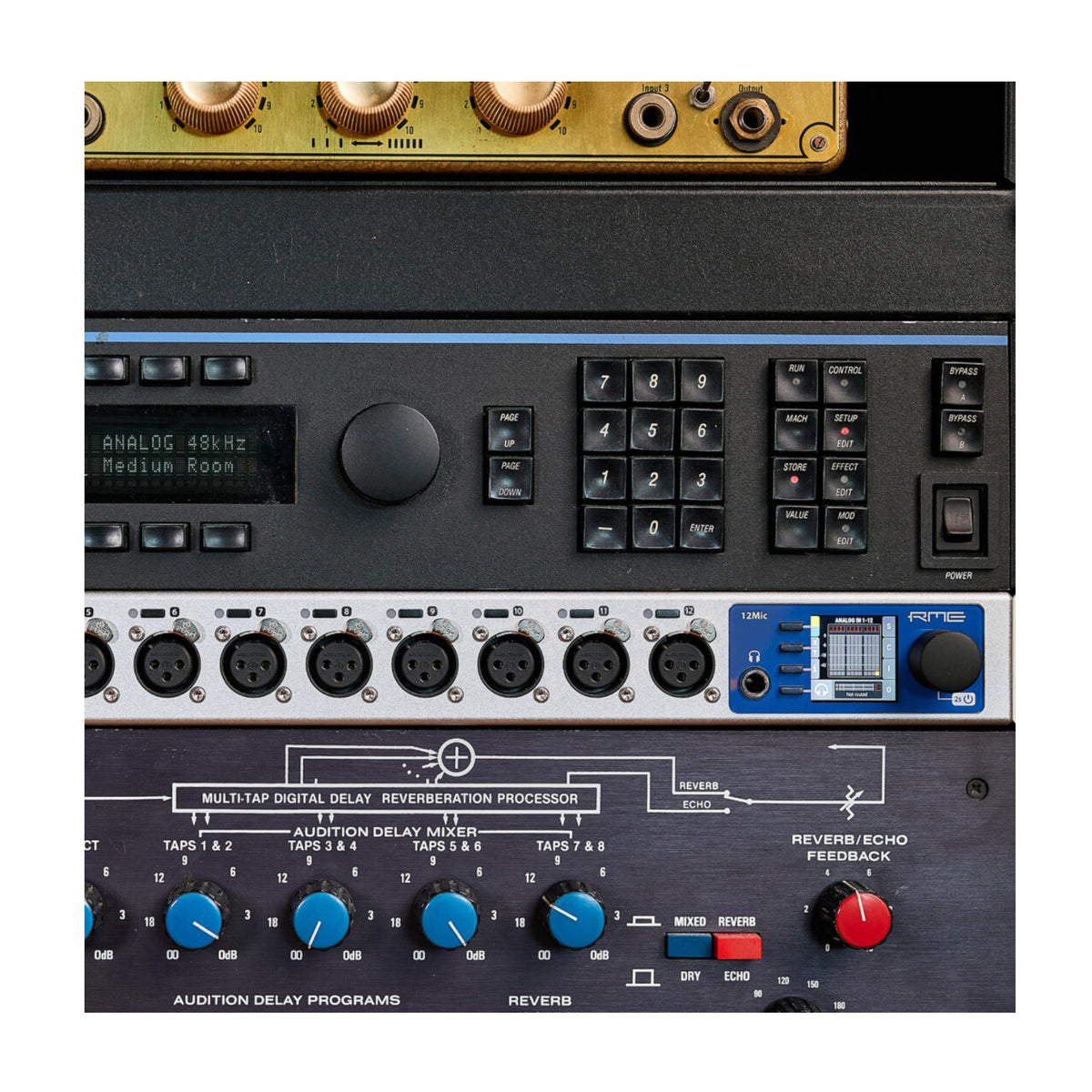 RME 12Mic 12-Channel High-End Digitally-controlled Microphone Preamp with AVB and MADI Networking