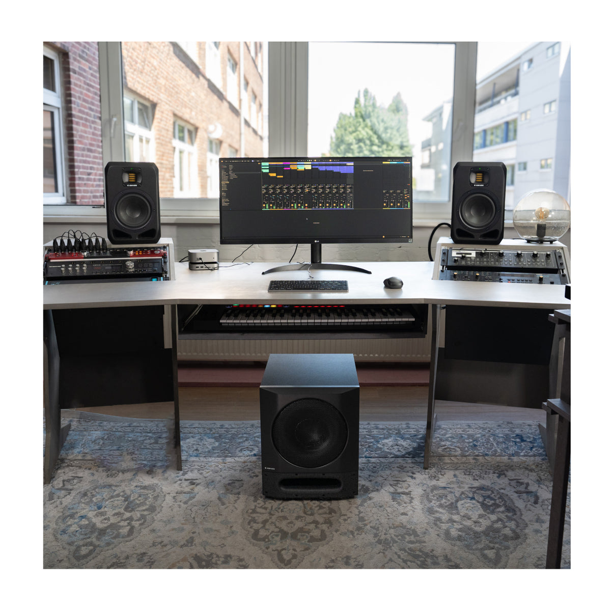 ADAM Audio Sub10 PRO 10-inch DSP-based Studio Subwoofer with AES3 Digital Audio and Ethernet Control